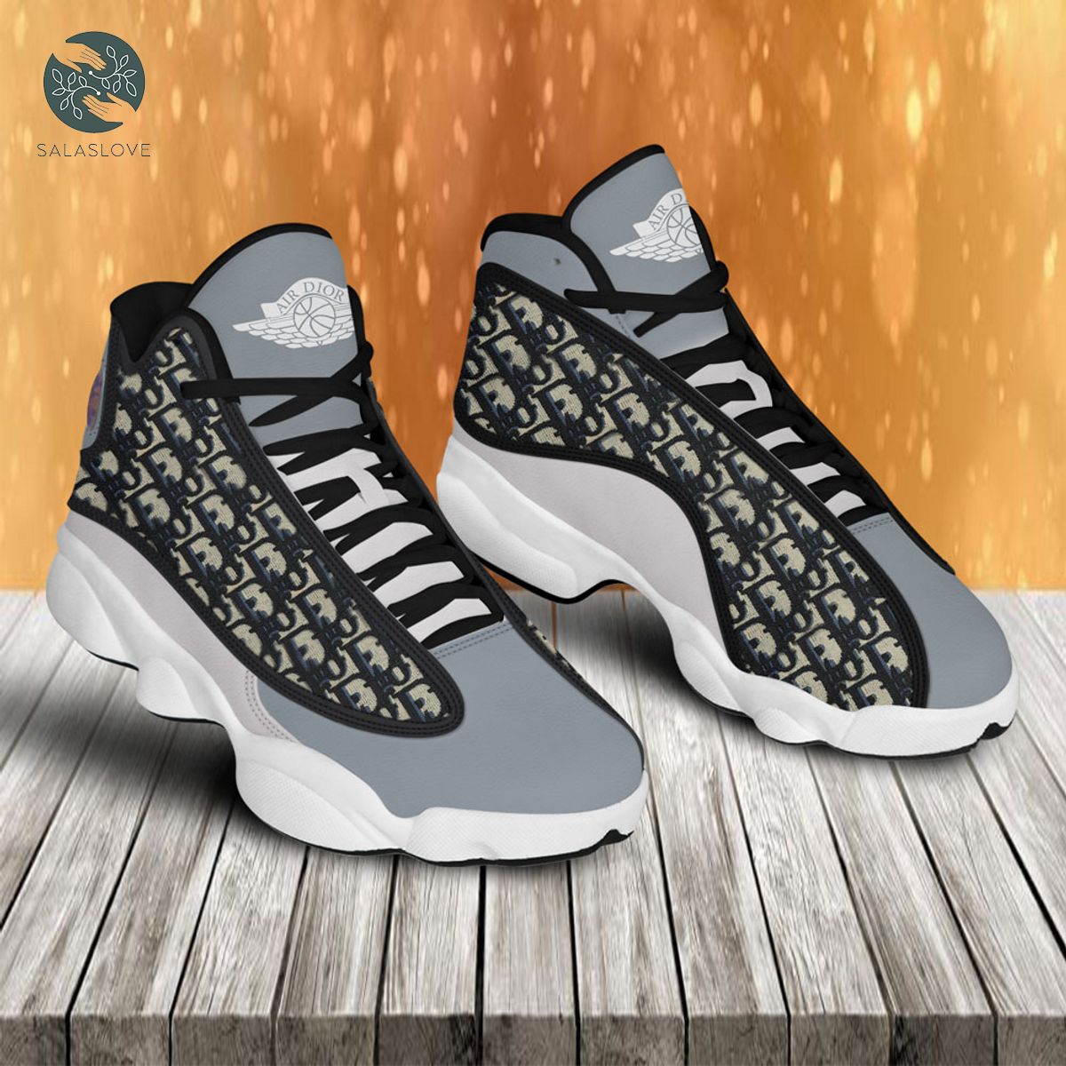 Dior Grey Air Jordan 13 Sneaker Shoes Gifts For Men Women