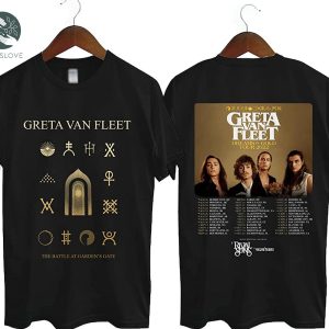 Dreams In Gold Tour 2022 Greta Van Fleet T-shirt