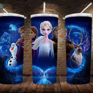 Frozen Skinny Tumbler Disney Cartoon Cup Gift