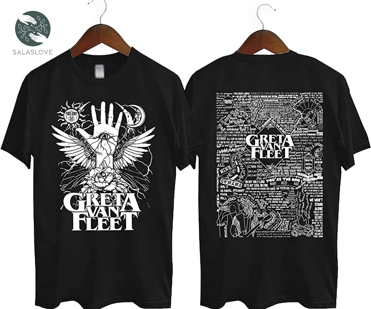 Greta Van Fleet Dreams in Gold Tour 2022 Shirt Gifts For Fan