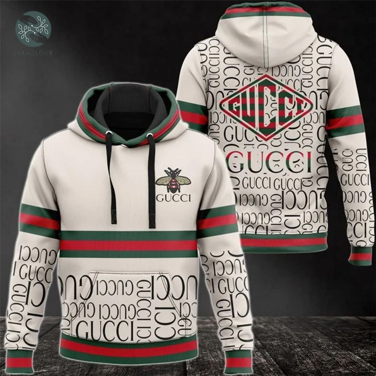 Gucci bee unisex hoodie for men women luxury brand outfit