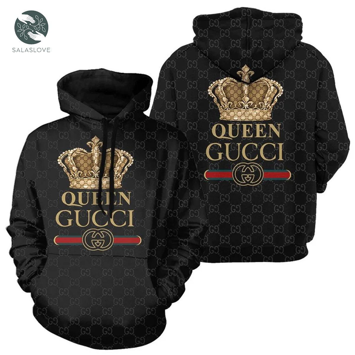 Gucci Queen Unisex Hoodie Luxury Brand Outfit