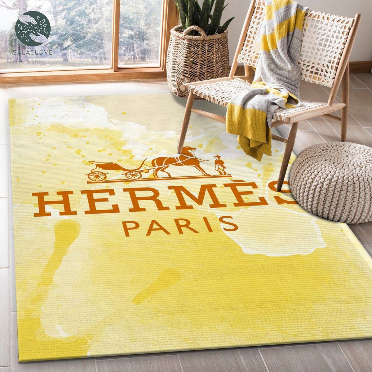 Hermes Paris Rug Living Room Rug Floor Decor For Home