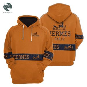 Hermes Paris Unisex Hoodie Luxury Brand Outfit