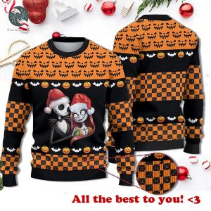 Jack And Sally The Nightmare Before Christmas Sweater