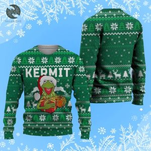 Kermit Frog Muppet Ugly Christmas Sweater