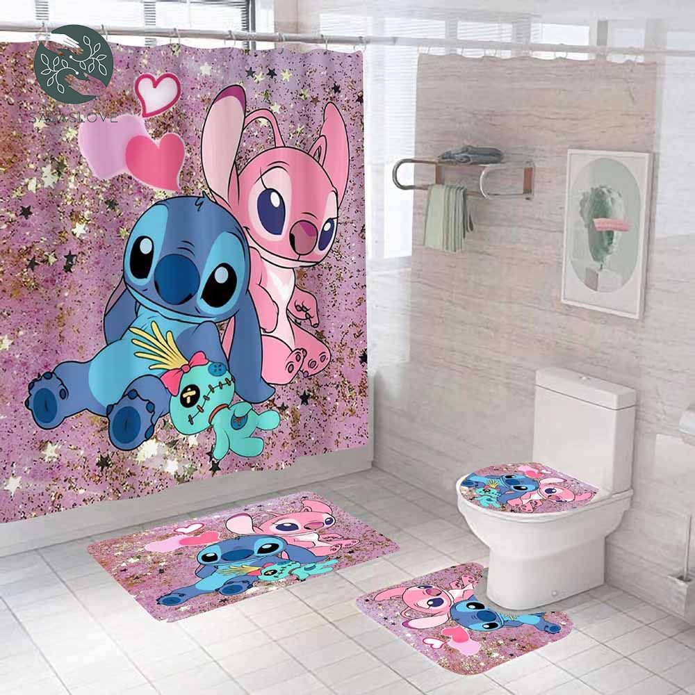 Lilo Stitch Catoon Movie Bathroom Set

