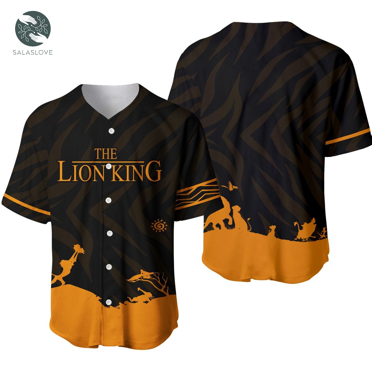 Lion King Iconic Scene Disney Cartoon Baseball Jersey Shirt