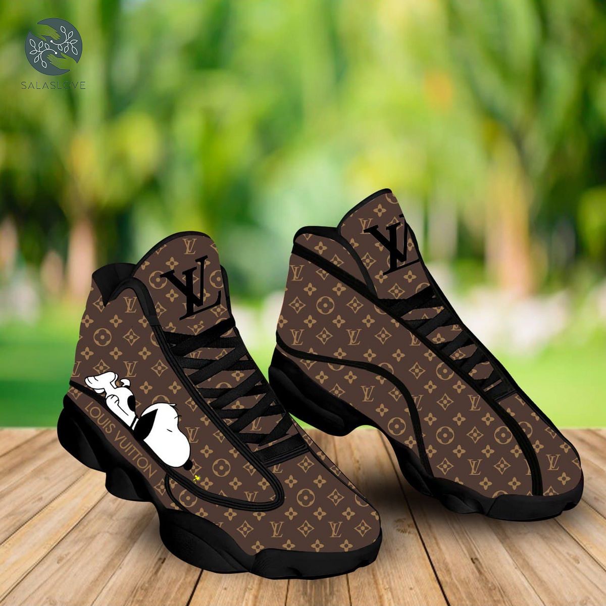 Louis Vuitton Snoopy Air Jordan 13 Sneakers Shoes Gift
