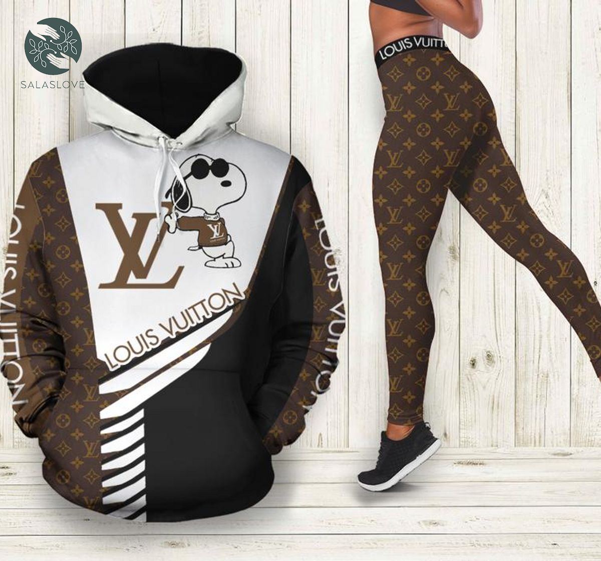 Louis vuitton snoopy hoodie leggings luxury brand lv outfit disney gifts