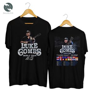 Luke Combs Country Music World Tour Both Sides T-Shirt