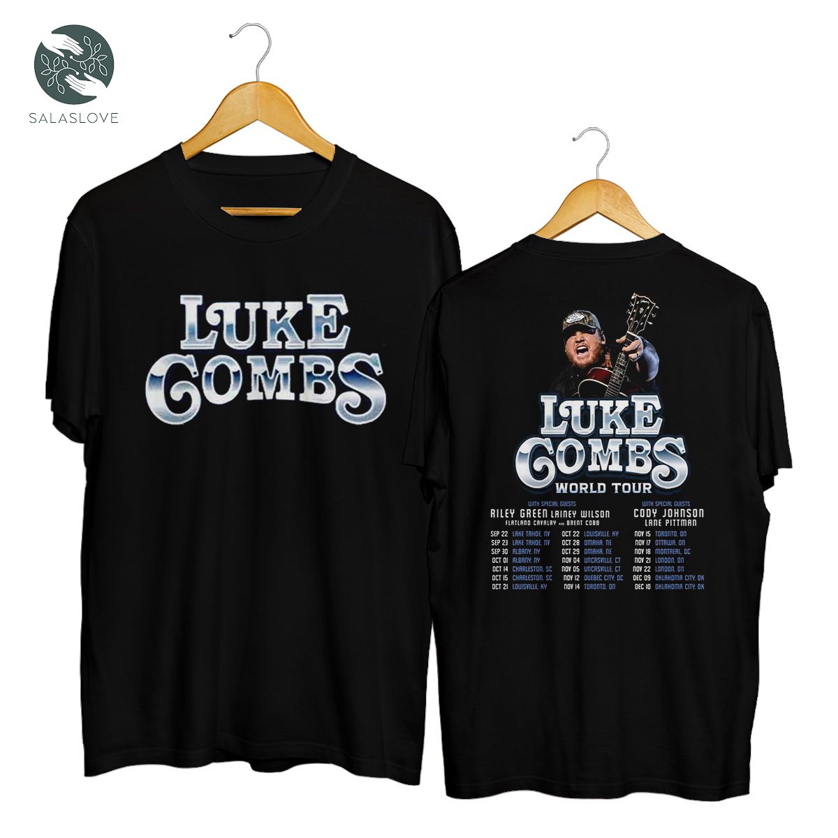 Luke Combs World Tour 2022 Shirt, Cody Johnson Music Shirt