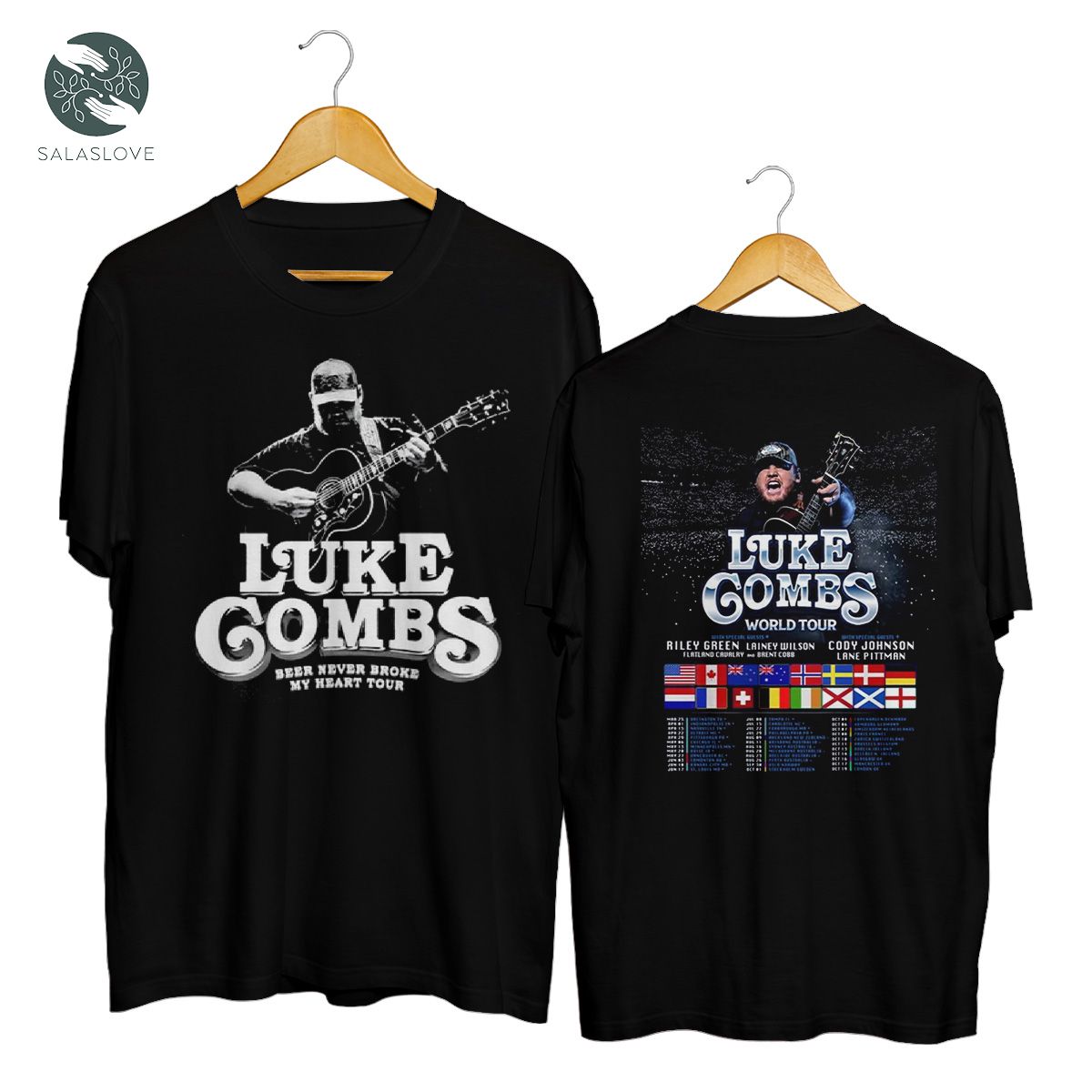 Luke Combs World Tour 2022 Shirt, Cody Johnson Music Tee