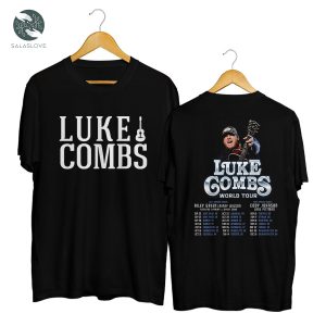 Luke Combs World Tour 2022 Western Country Music T-shirt