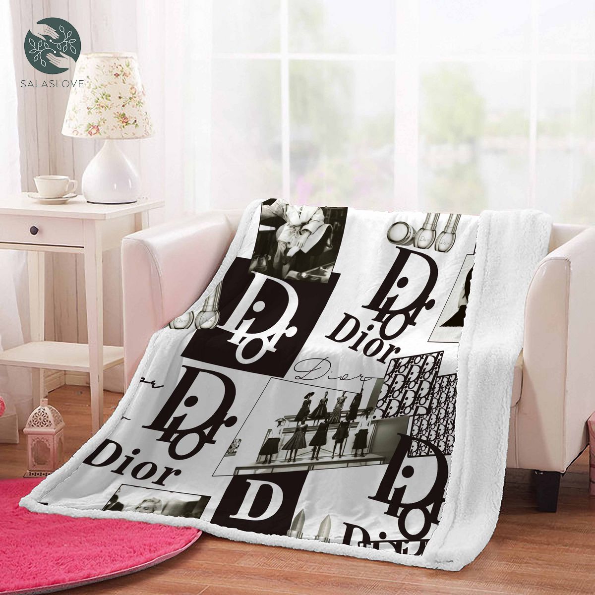 Luxruy Dior Bedding Bedroom Blanket