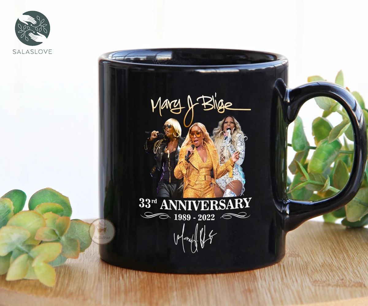Mary J Blige 33rd Anniversary Signature Mug

