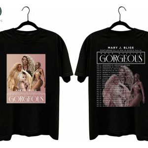 Mary J Blige The Good Morning Gorgeous World Tour Shirts