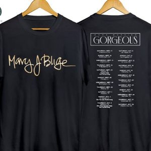 Mary J. Blige Tour Shirt, Good Morning Gorgeous Tour Shirt