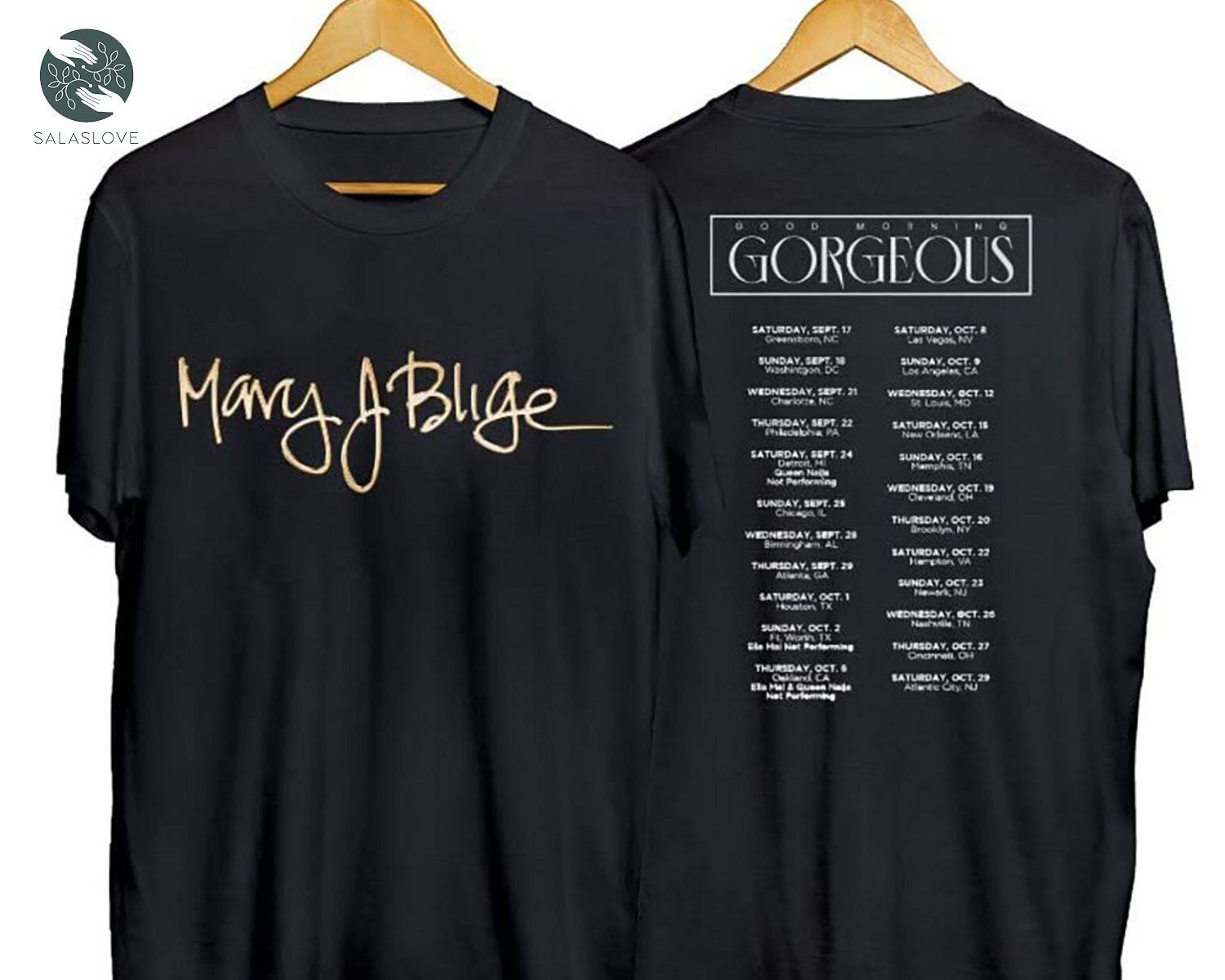 Mary J. Blige Tour Shirt, Good Morning Gorgeous Tour Shirt