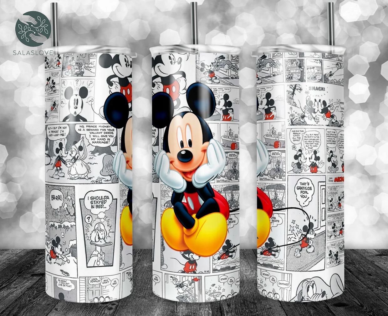 Mickey Mouse Disney Skinny Tumbler Gift For Kids