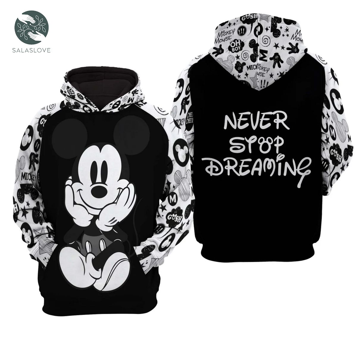 Mickey Mouse Disney Sweatshirt Hoodie Stylist Unisex Cartoon Graphic Outfits