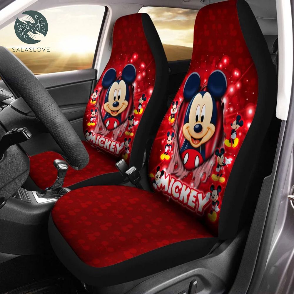 Mickey Mouse Red Disney Car Seat Cover
