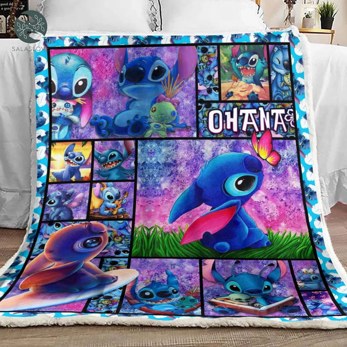 Ohana Disney Stitch Blanket


