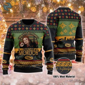 One Does Not Simply Walking Into Mordor Christmas Sweatshirt