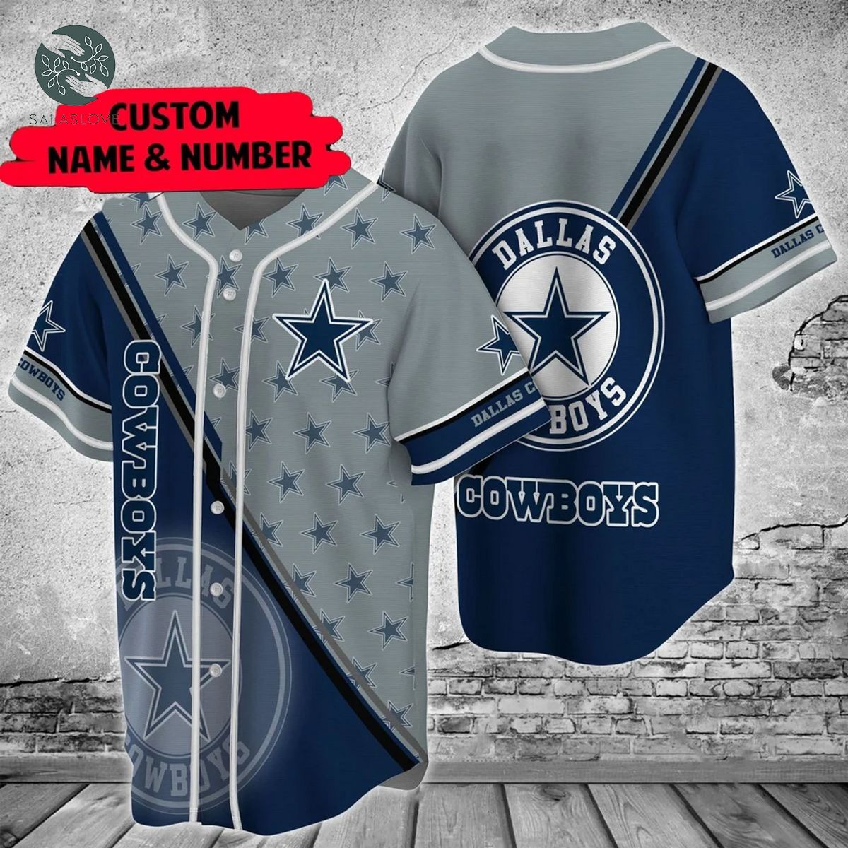 Personalized Dallas Cowboys NFL Football Jersey Shirt