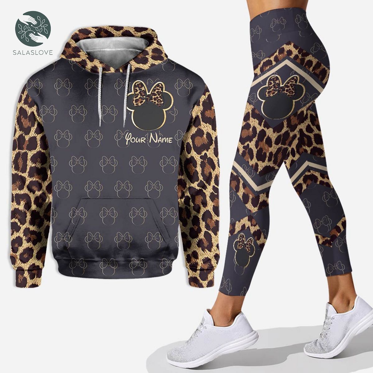 Personalized minnie mouse hoodie leggings disney world gifts
