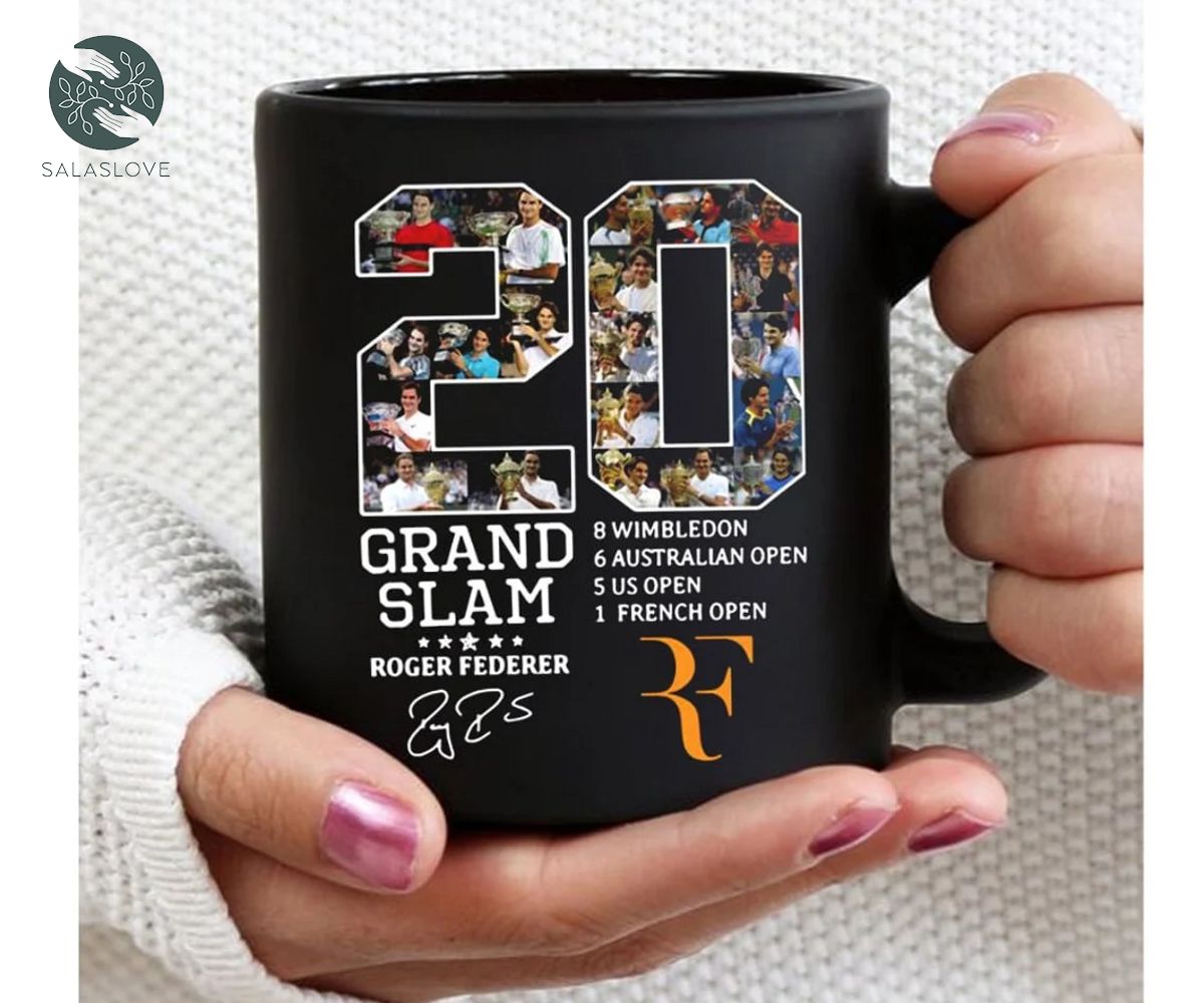 Roger Federer 20 Grand Slam Mug

