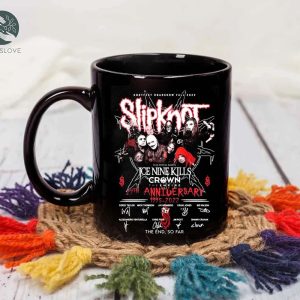 Slipknot 27th Anniversary With Signatures Mug