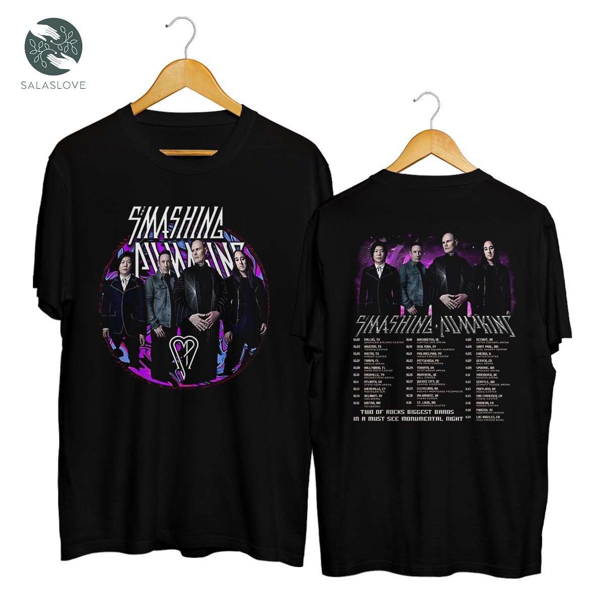 Smashing Pumpkins Spirits On Fire Tour 2022 Fan T-shirt