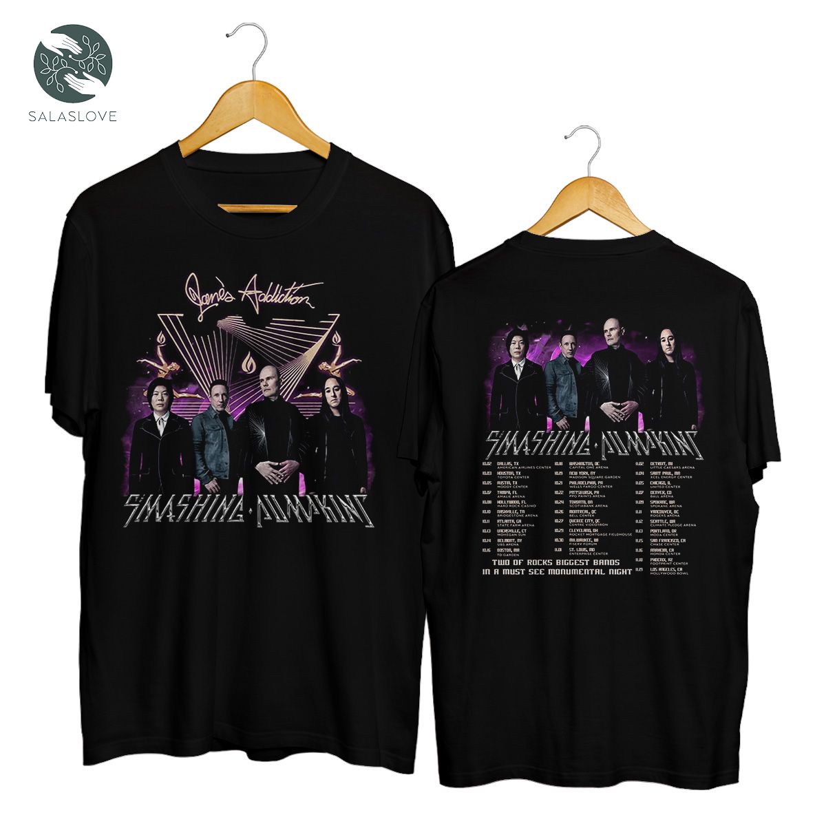 Smashing Pumpkins - Spirits On Fire Tour 2022 Fan Vintage Shirt