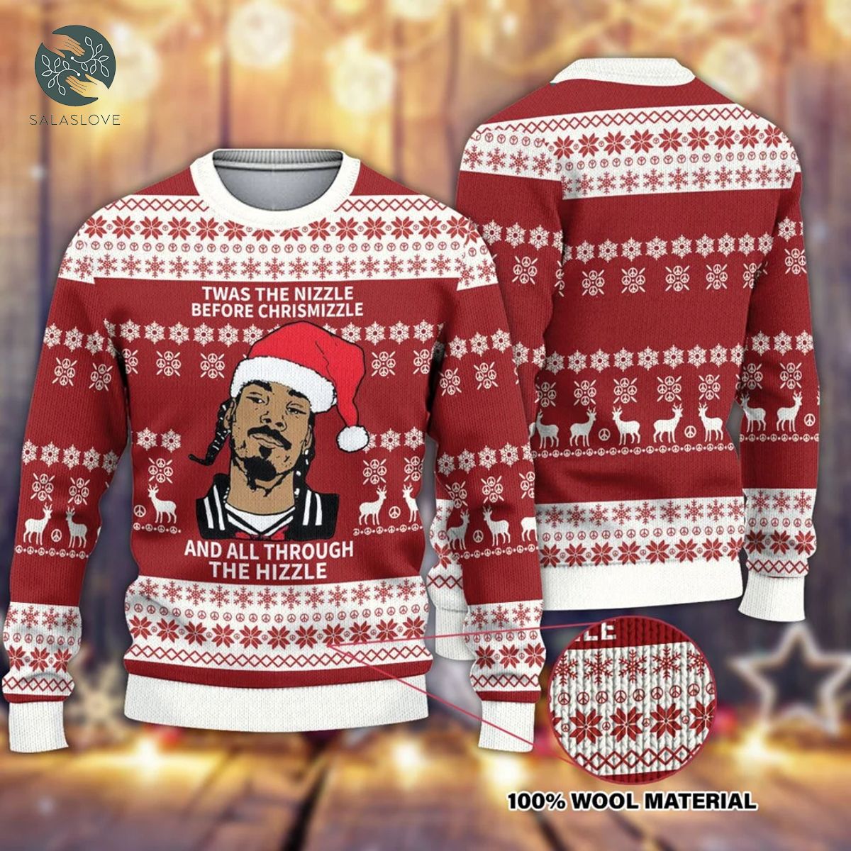 Snoop Dogg Twas The Nizzle Before Christmizzle  Sweater