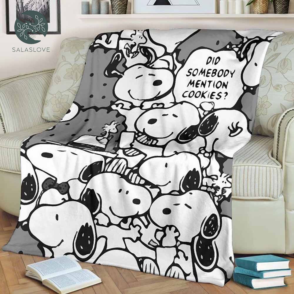 Snoopy Did Someone Mention Cookie Blanket

