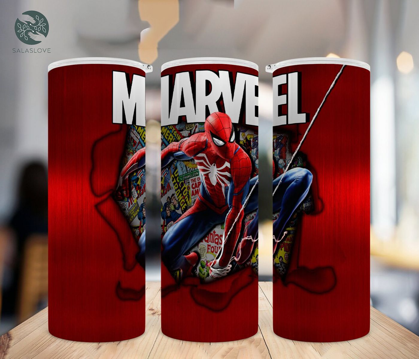 Spiderman Marvel Skinny Tumblers Gift for Fan