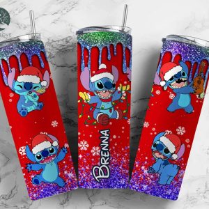 Stitch Christmas Skinny Tumbler Lilo & Stitch Cup