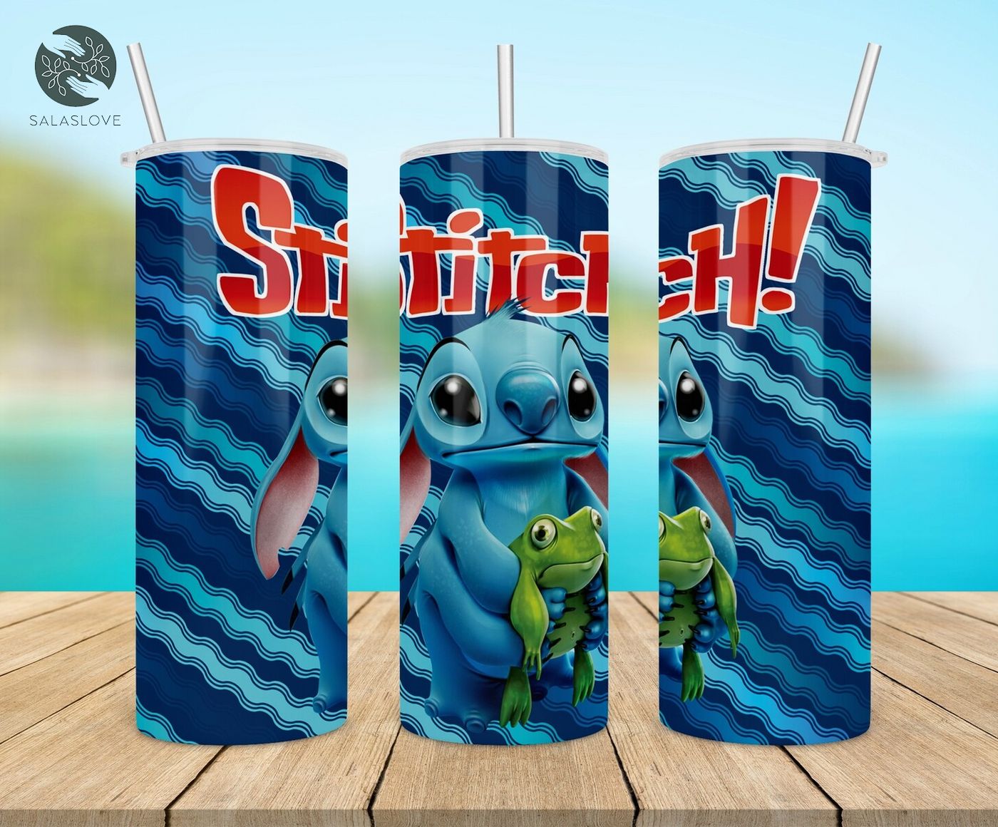 Stitch Skinny Tumbler Disney Cartoon Cup Gift For Kids