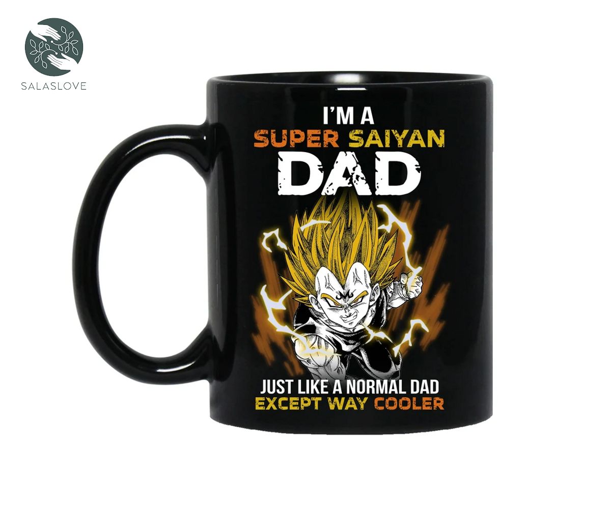Super Saiyan Dad Mug Gift For Real Fans