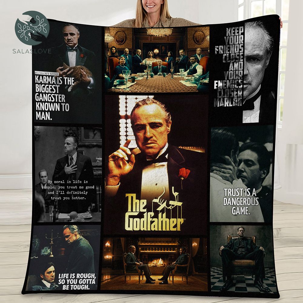 The Godfather Movie Blanket

