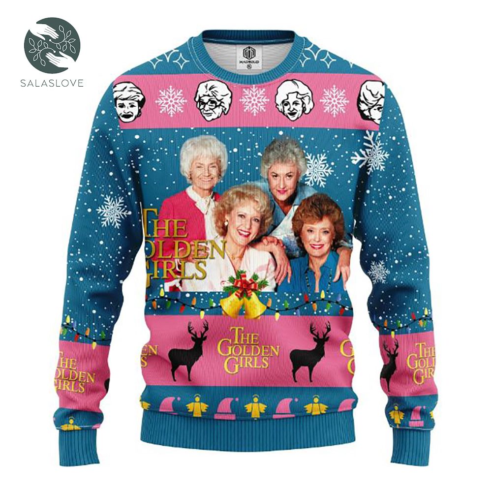 The Golden Girls Merry Xmas Ugly Christmas Sweater