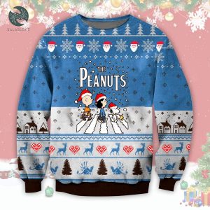 The Peanuts Road Christmas Ugly Sweater