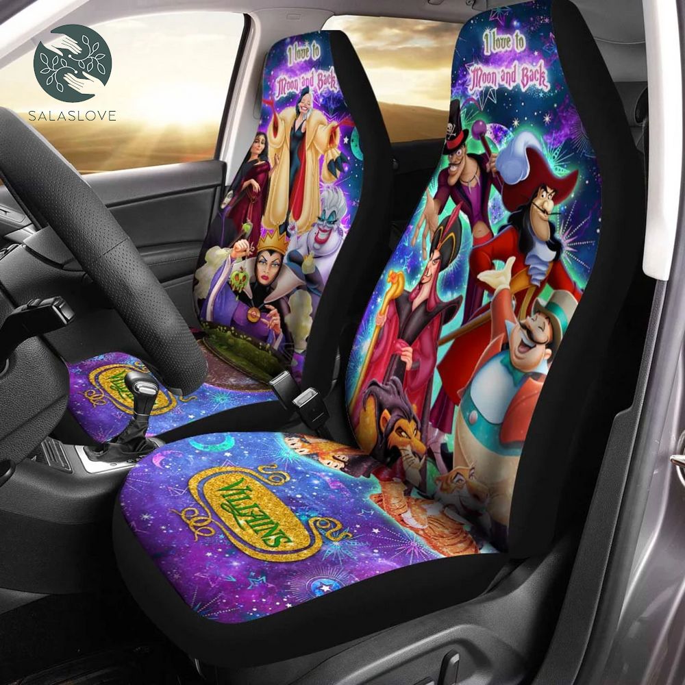  Villains Disney Cartoon Car Seat Cover

