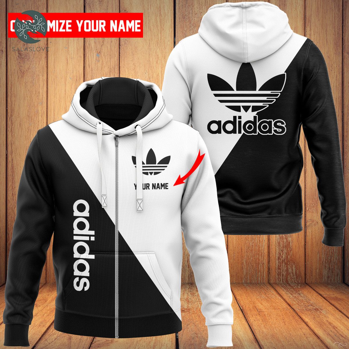 Adidas Customize Your Name Unisex Hoodie