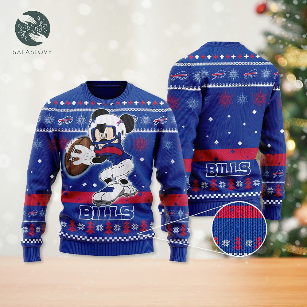 Buffalo Bills Mickey Ugly Sweater
