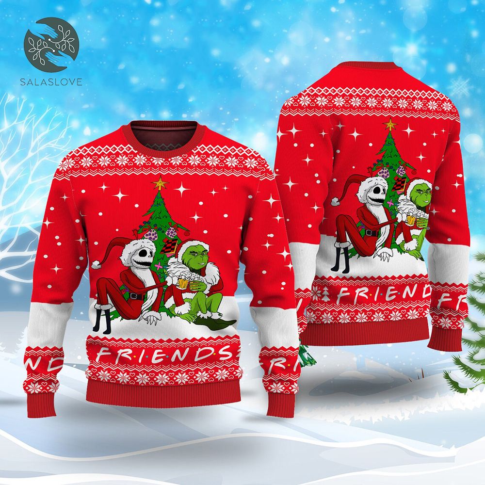 Christmas Friends Home Alone Elf Grinch Xmas Sweater

