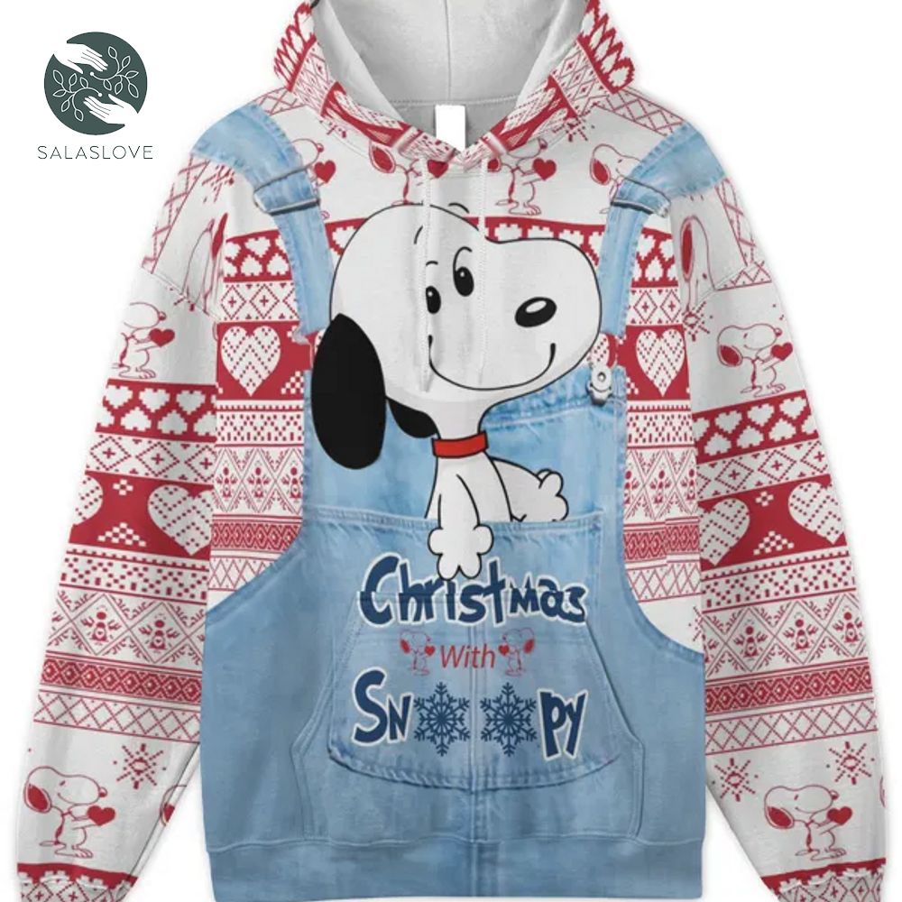 Christmas With Snoopy Peanuts 3D Hoodie
