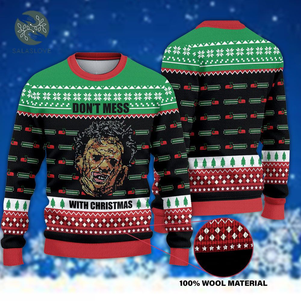 Don't Mess With Texass Christmas Ugly Sweater
