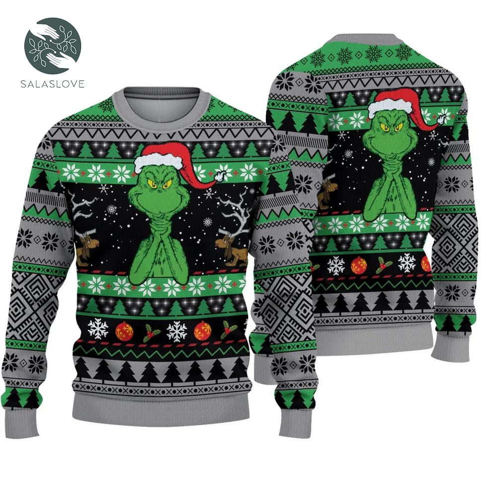 Grinch Ugly Christmas Sweater
